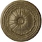 Ekena Millwork Alexa Ceiling Medallion (Fits Canopies up to 2 7/8"), 20 1/2"OD x 1 7/8"P, Mississippi Mud Crackle CM20ALMMC - alternate 1